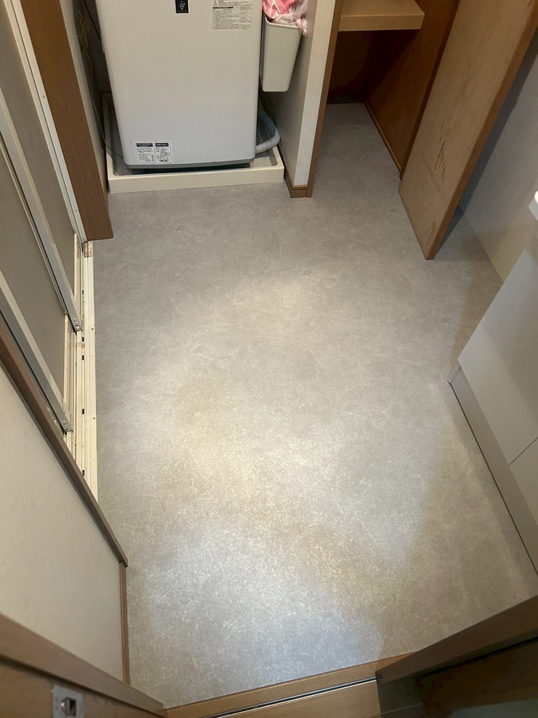 張り替え後のクッションフロア