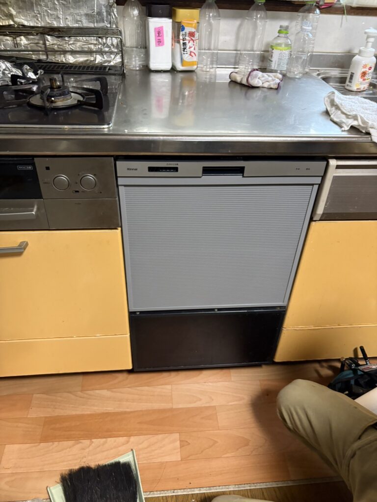 動かなくなった食洗機…修理？それとも取替？…使用年数から取替工事をご提案いたしました！