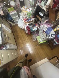 床の張替えビフォー