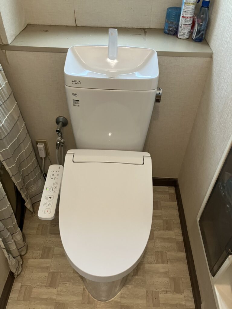 リフォーム完了後のトイレ