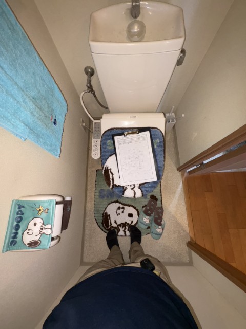 トイレリフォーム前